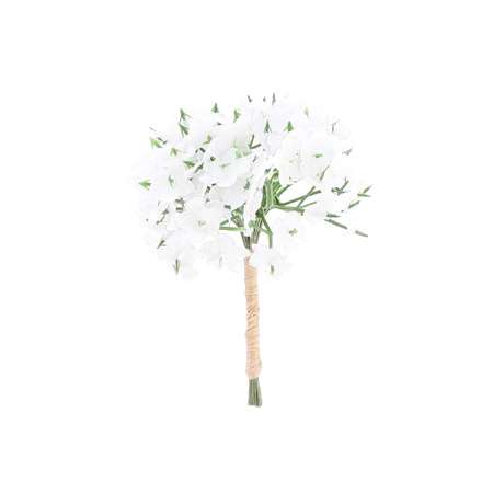 Image de FLEURS BLANCHES 10 CM BOUQET DE 10