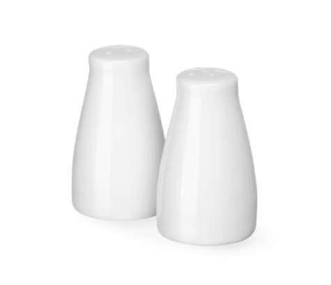 Image de ENSEMBLE SALIERE/POIVRIERE - H. 80mm  LOT 2