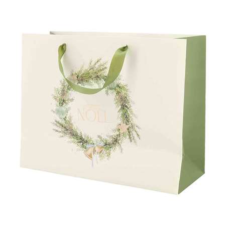 Image de CABAS CADEAU NOEL AU CHALET 33 X 26 CM