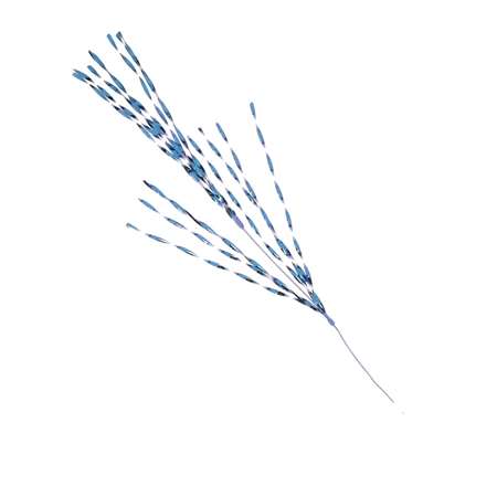 Image de BRANCHE TORSADEE BLEU METAL 90 CM