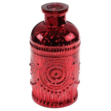 Image de VASE VINTAGE METAL ROUGE