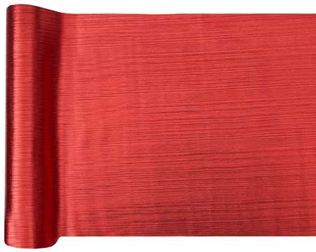 Image de CHEMIN DE TABLE LAME BRILLANT ROUGE 2.50 M