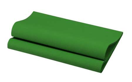 Image de SERVIETTE BIO DUNISOFT 40/40 VERT FEUILLE      SACHET DE 60