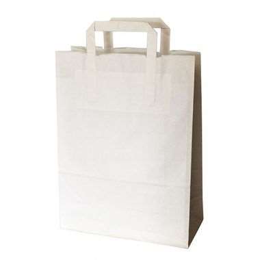 Image de CABAS KRAFT BLANC 26X14X32 80 grs