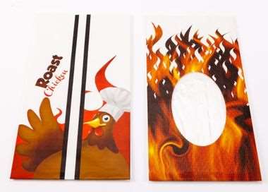 Image de SAC POULET 170+80X360mm  'KRAFT BLANC PPT'