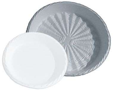 Image de PLAT POLYSTYRENE ROND BLANC 500mm