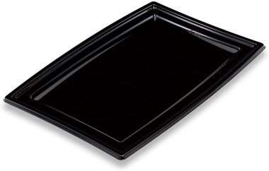 Image de PLAT RECTANGLE NOIR 460X305