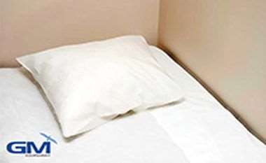 Image de TAIE D'OREILLER 60X60cm POLYPRO BLANC