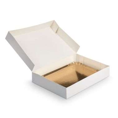 Image de BTE TRAITEUR BLANCHE 28X19 - H:6 cm