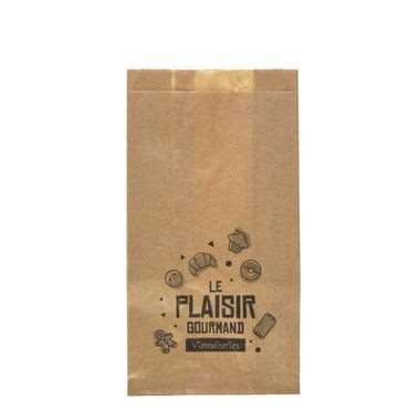 Image de SAC CROISSANT N. 4 BRUN 140+70X250mm