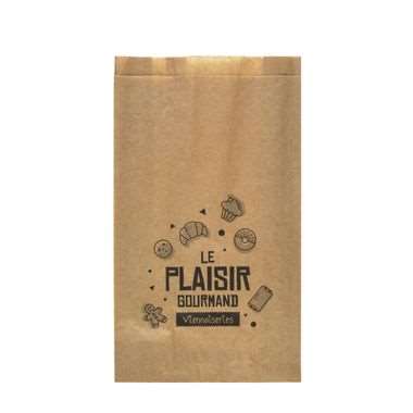Image de SAC CROISSANT N. 5 BRUN 180+75X280mm