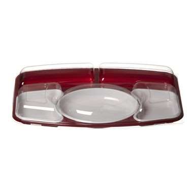 Image de PLATEAU 5 COMPARTIMENTS PRESTIGE ROUGE