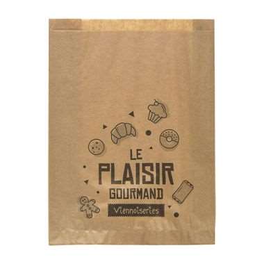 Image de SAC CROISSANT N. 7 BRUN 260+85X360mm