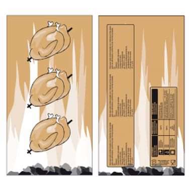 Image de SAC POULET 18+6X35cm KRAFT - 45+15PP