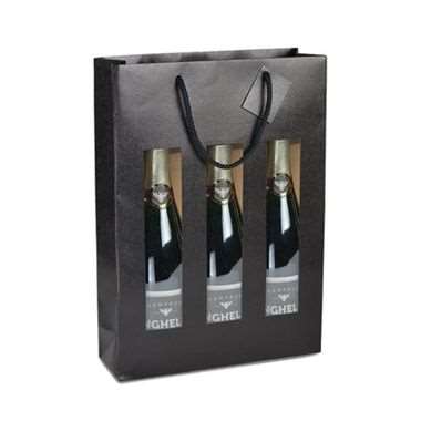 Image de SAC 3 BOUT. KRAFT NOIR A/FEN.270+90X380