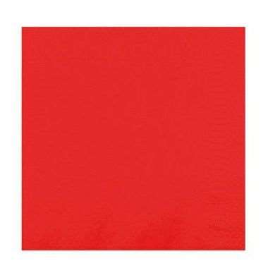 Image de SERVIETTE 30X30 2F ROUGE