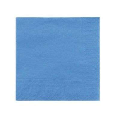 Image de SERVIETTE 39X39 2F BLEU AZUR