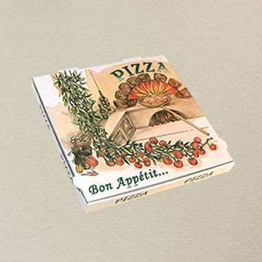 Image de BOITE PIZZA 20X20X3.5 'BON APPETIT'