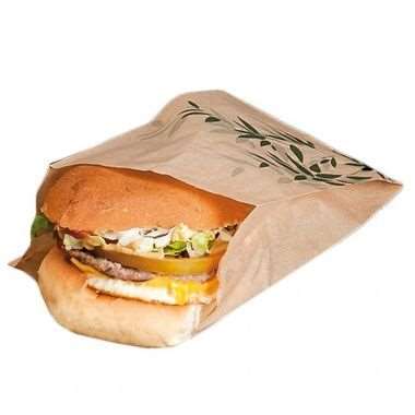 Image de SAC HAMBURGER 12+7X18cm 'FEEL GREEN'