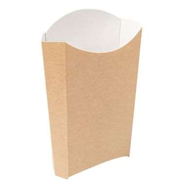 Image de BOITE CARTON FRITE 190 grs KRAFT BRUN - 14,5X9,5X18cm