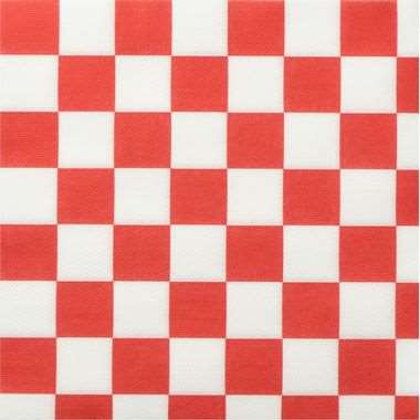 Image de SERV. CELI-OUATE DAMIER ROUGE