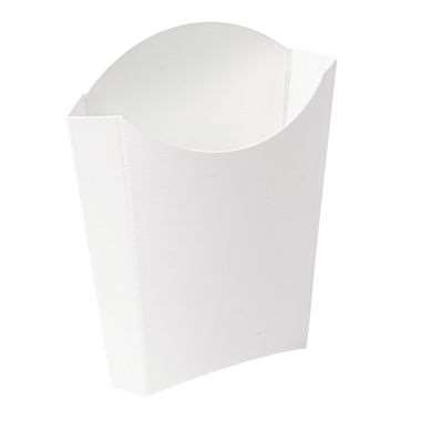 Image de BOITE CARTON FRITE 165 grs BLANC - 13,5X8,5X16cm