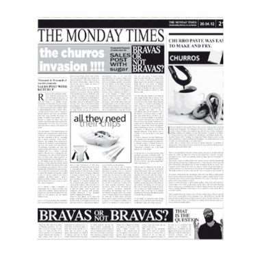 Image de EMBALLAGE ING. HAMBURGER 32grs 28X34cm - 'TIMES'