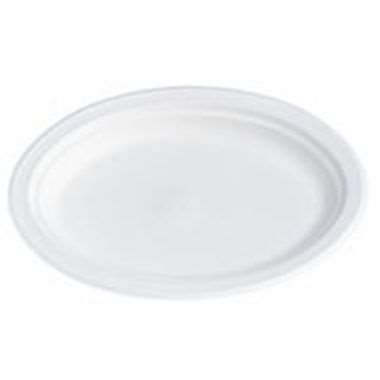 Image de ASSIETTE OVALE 26X19cm FIBRE VEGETALE