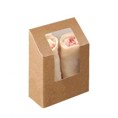 Image de BOITE 'TORTILLA' A FENETRE 9.2X5.1X12.5cm