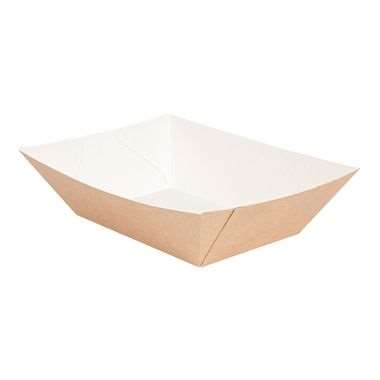 Image de BARQUETTE CARTON 1200 grs NATURAL - 11.9X7.9X5.5cm