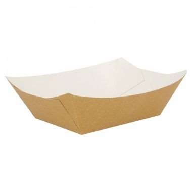 Image de BARQUETTE CARTON 0960 grs NATURAL - 10.6X7.2X5.2cm