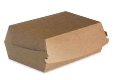 Image de COQUE HAMBURGER 237X135X75mm KRAFT BRUN