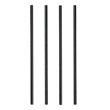 Image de PAILLE PAPIER KRAFT NOIR 20cm DIAM.6mm PT 250