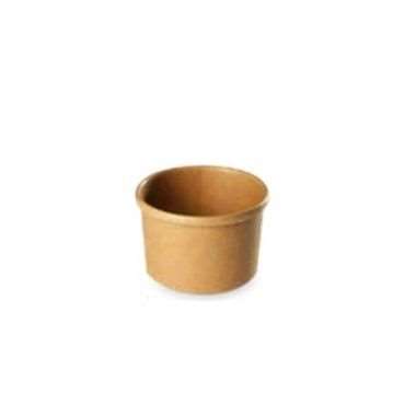 Image de POT A SOUPE CARTON KRAFT BRUN 237 ml