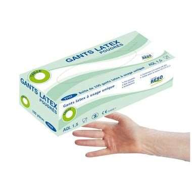 Image de BTE 100 GANTS LATEX 6-6 1/2 SMALL