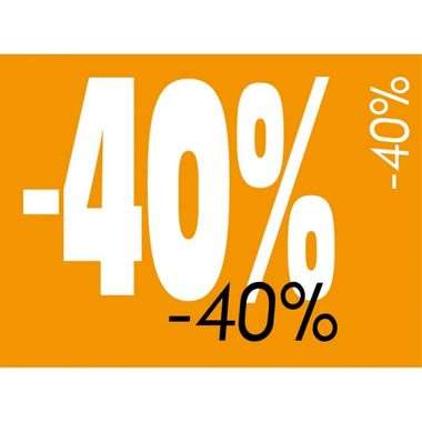 AFFICHE ORANGE-40 %
