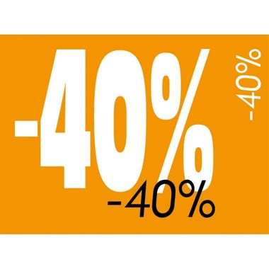 Image de AFFICHE ORANGE-40 %
