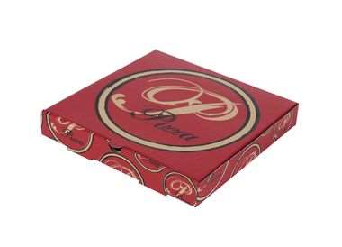 Image de BOITE PIZZA 26X26X3.5 KRAFT ROUGE