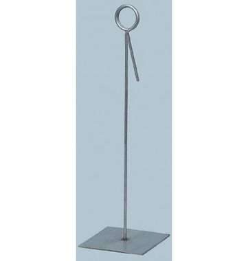 Image de PIED ETIQUETTE INOX HAUTEUR : 22cm