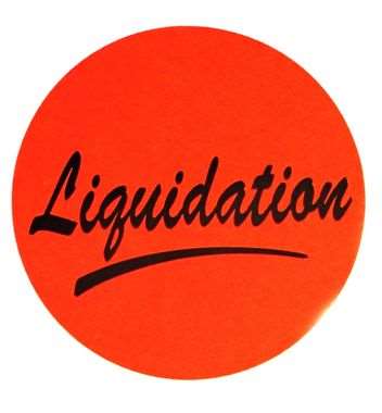 Image de ETIQ. 'LIQUIDATION' FLUO BTE 500