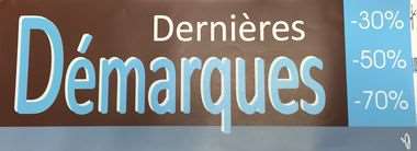 Image de AFFICHE CHOCO/BLEU DERN. DEMARQUES