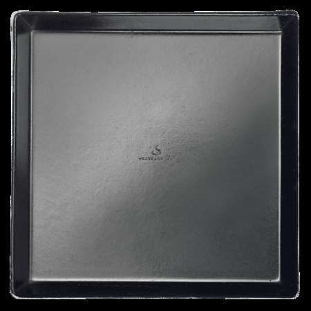 Image de ASSIETTE 'QUARTZ' PULPE DE CANNE NOIRE 160X160X16mm