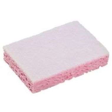 Image de EPONGE BLANC/ROSE RECTANGLE 130X84X28mm