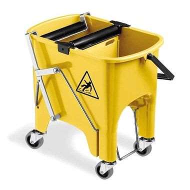 SEAU BI-BACS 2X8L ROCKET 2X8 L A/RLX ESSOREURS + ROUES