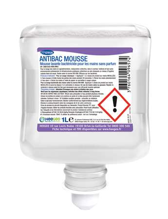 Image de SAVON CARTOUCHE 'ANTIBAC MOUSSE' X 1 L