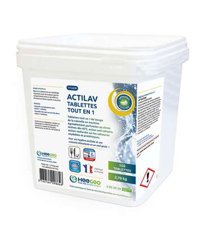Image de ACTILAV TABLETTES 7 EN 1 SEAU 150 x 17 grs