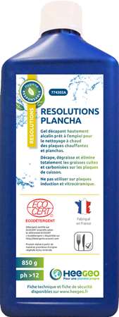 Image de RESOLUTIONS PLANCHA DEGRAISSANT PLAQUE 850 ml