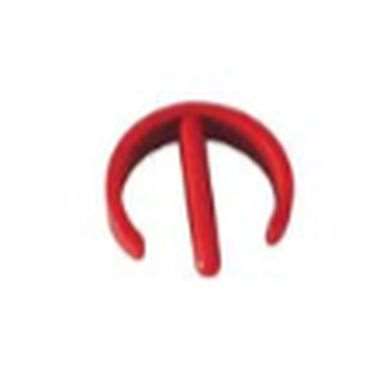 Image de CLIP RECHANGE MANCHE ALU COULEUR ROUGE